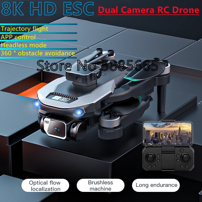 WIFI FPV 8K HD ESC Dual Camera - đánh giá và giá Drone Camera Hd