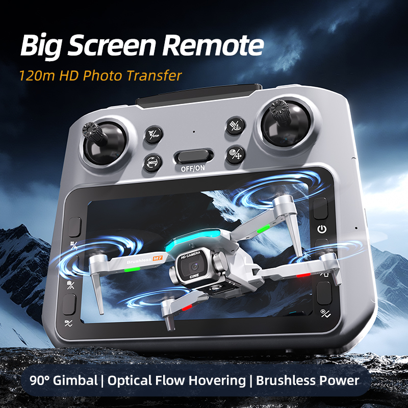 M7 Foldable Drone Brushless Mo - đánh giá và giá Drone Camera Professional