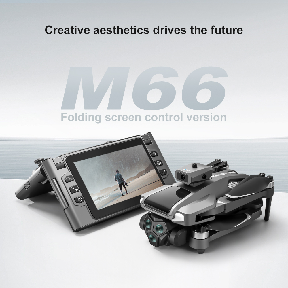 Foldable M66 RC Drone with 4.5 - đánh giá và giá Drone Camera 4K